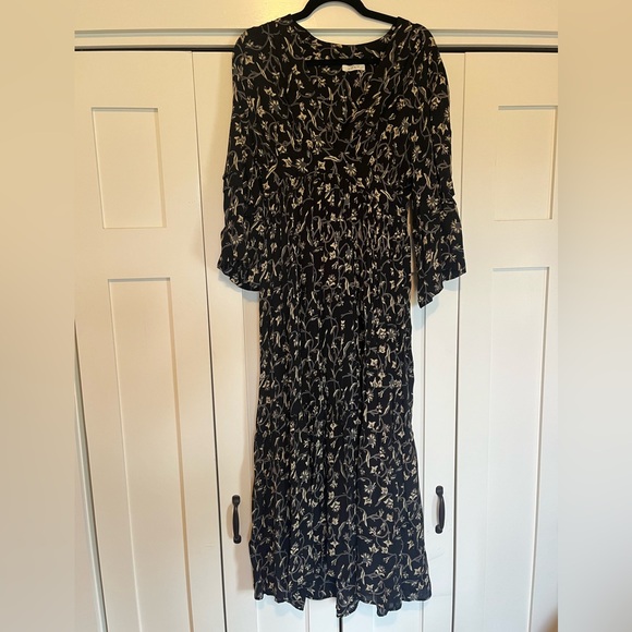 Doên Zinnia Dress, Scroll Print, Midi, Size M - Picture 5 of 12